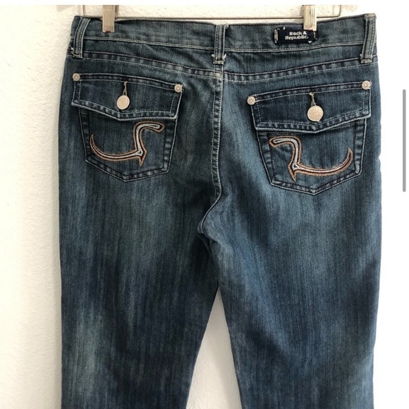 Ruck & Republic Denim blue Jeans boot cut Size:28 - Picture 6 of 12